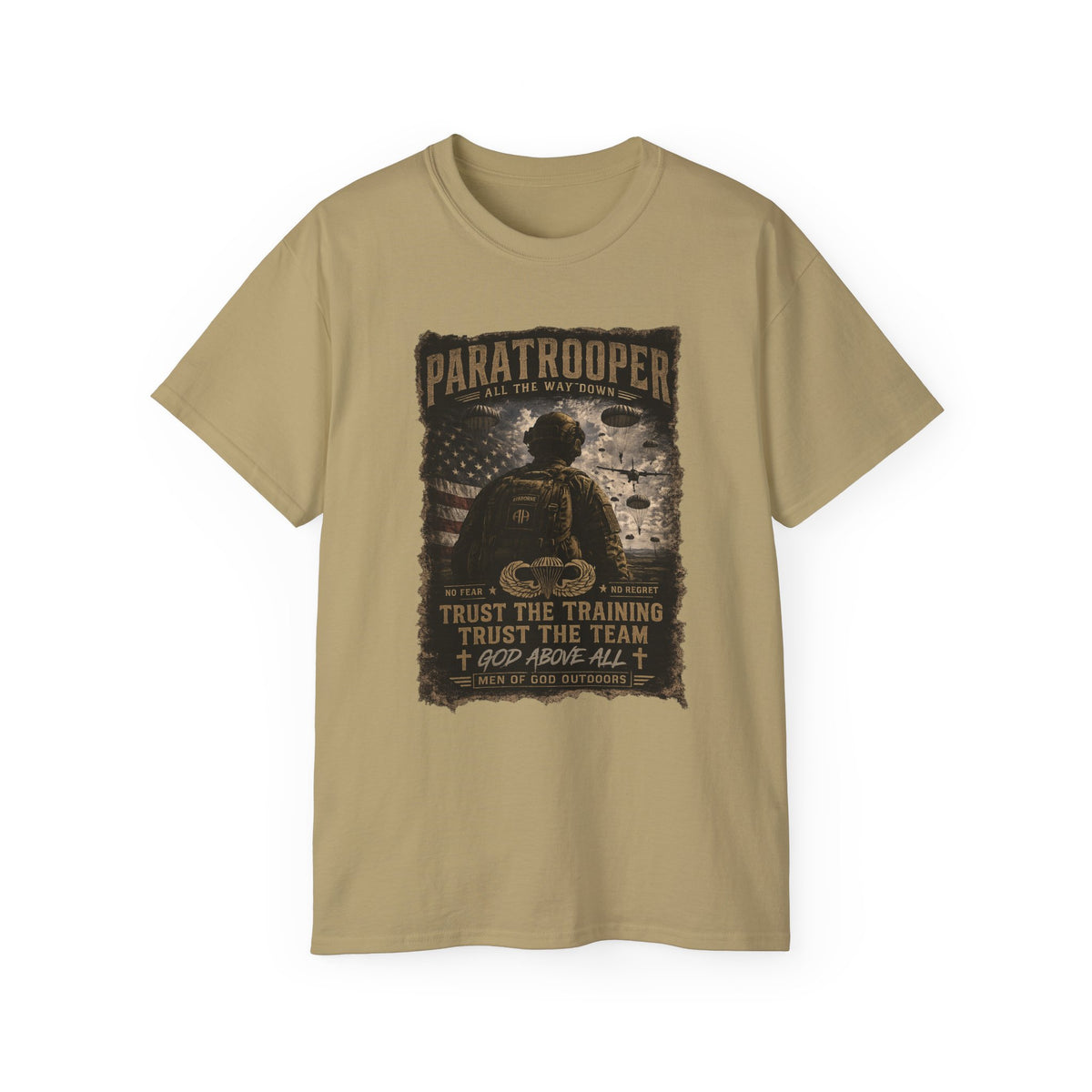 Paratrooper — God Above All T-Shirt