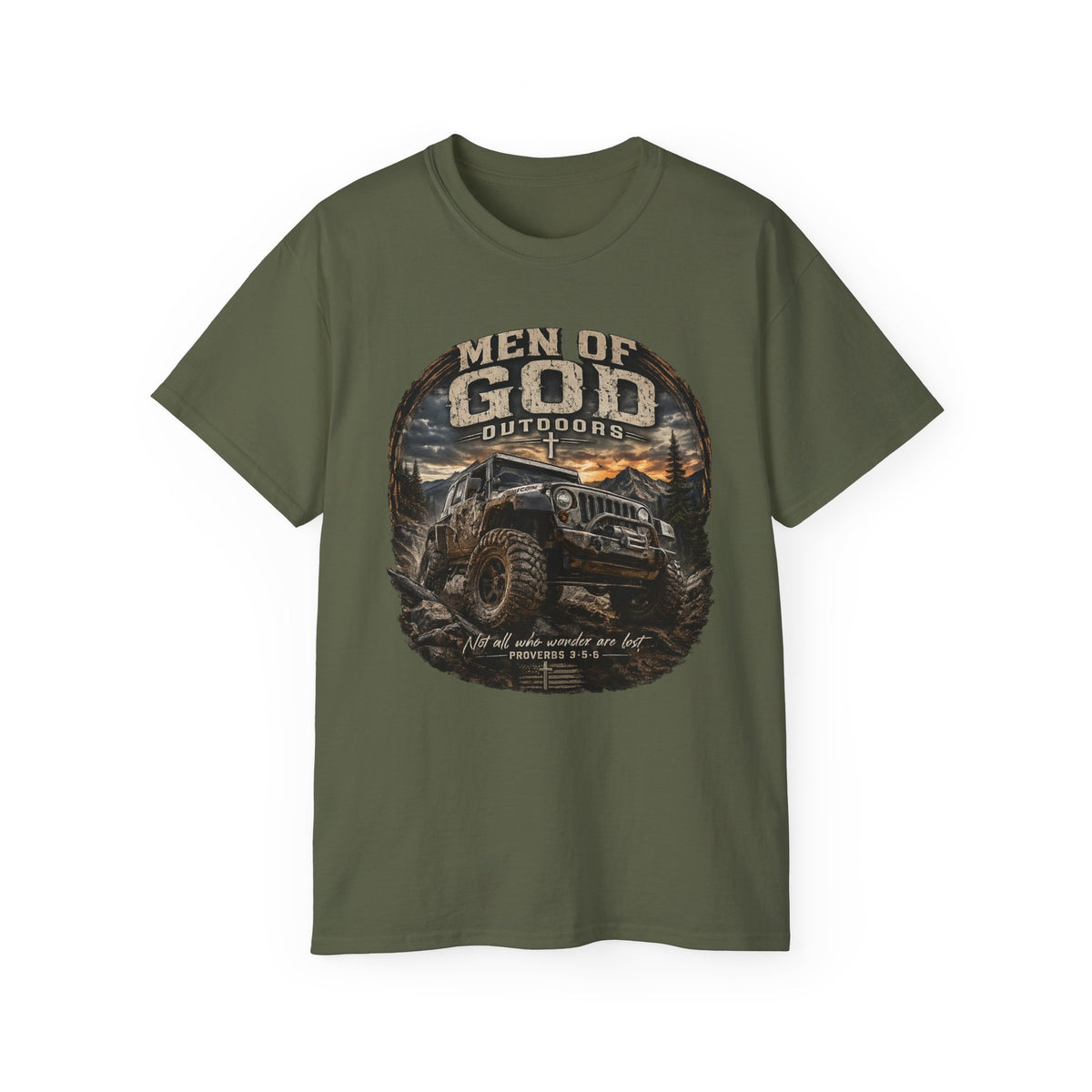 Men of God Outdoors™ Off-Road Jeep T-Shirt