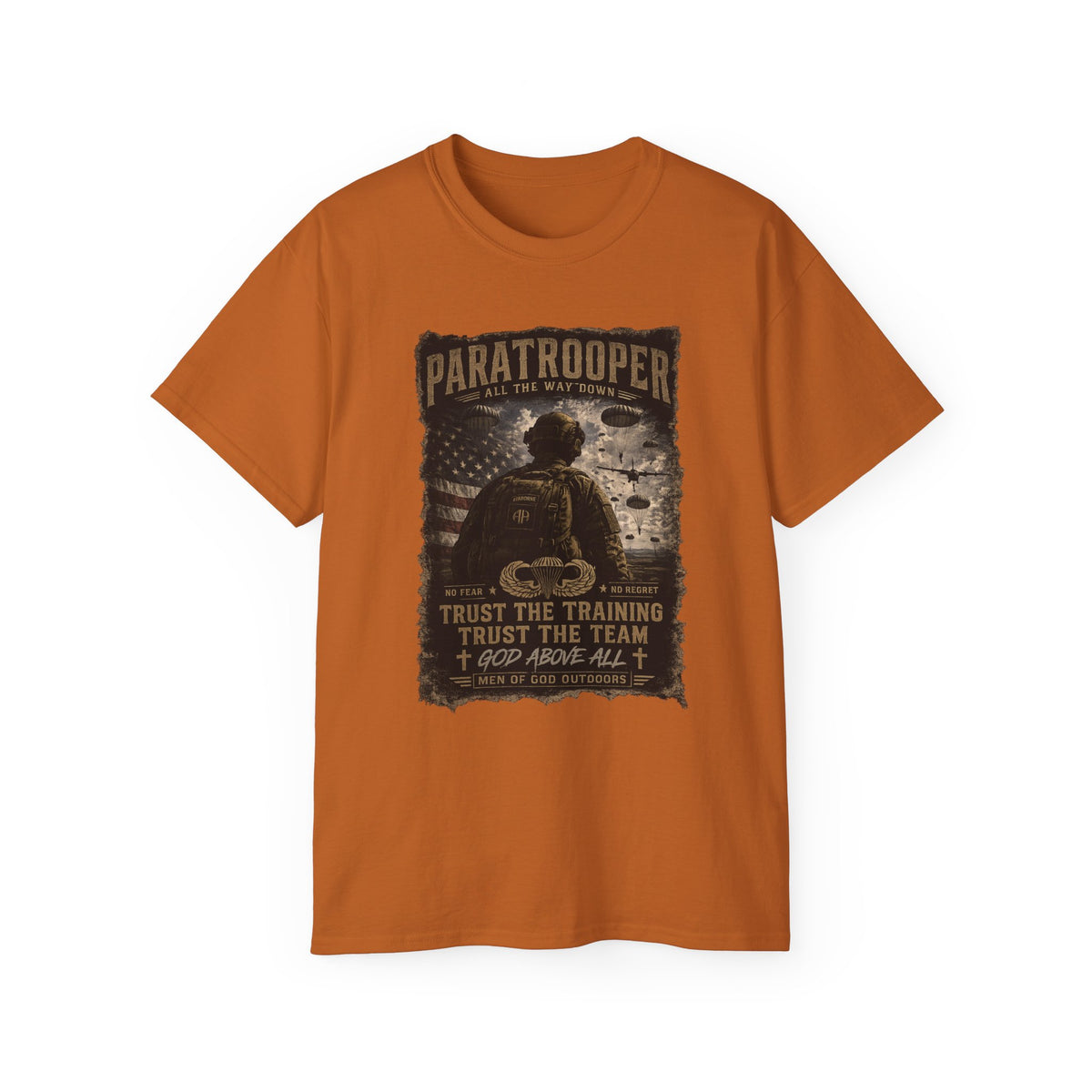 Paratrooper — God Above All T-Shirt