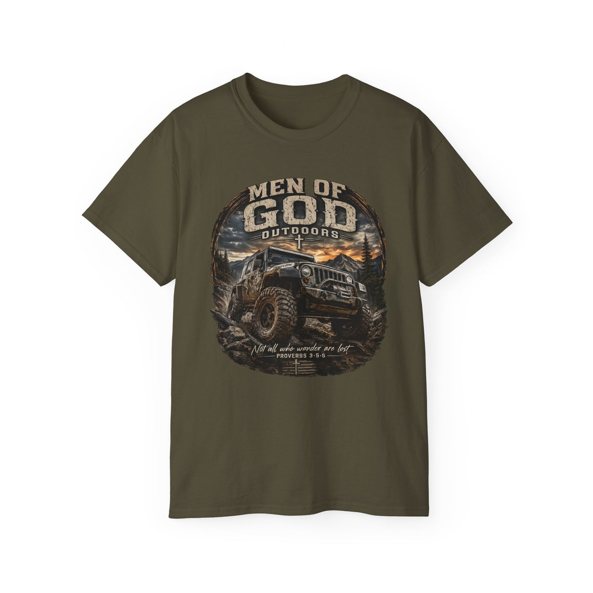 Men of God Outdoors™ Off-Road Jeep T-Shirt