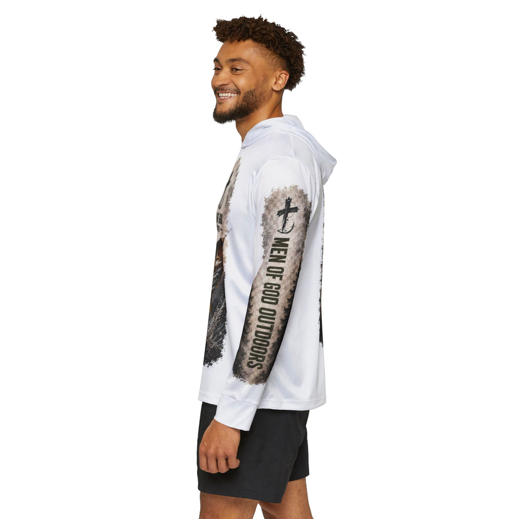Lightweight Men of God Outdoors Fishing Shirt With Hood
