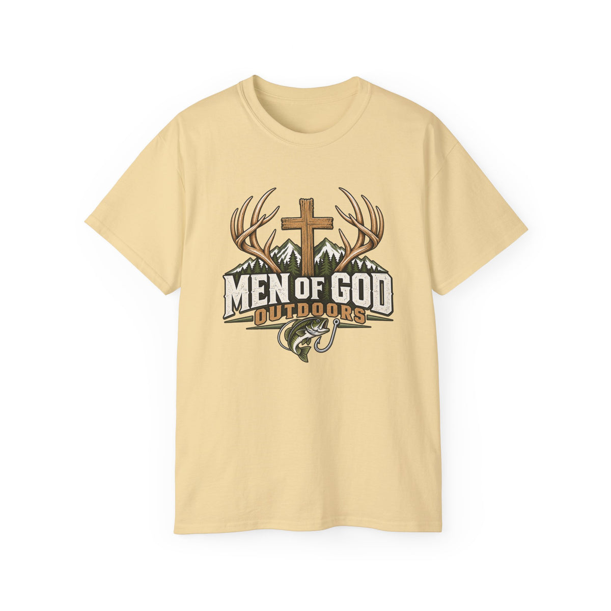 Men of God Outdoors Cross & Outdoors T-Shirt
