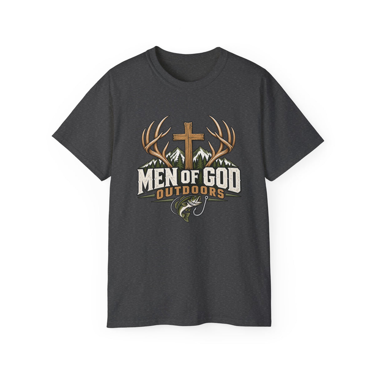 Men of God Outdoors Cross & Outdoors T-Shirt