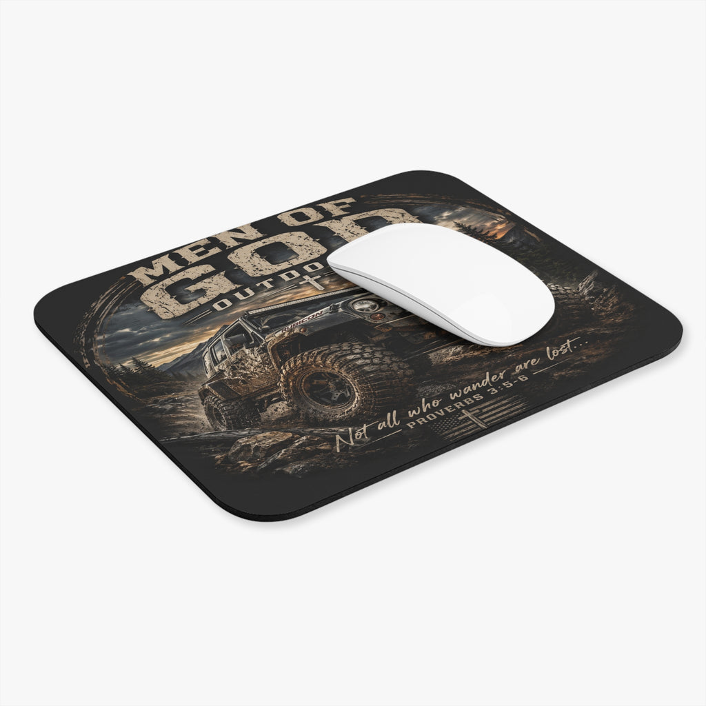 Men of God Outdoors Jeep Mouse Pad
