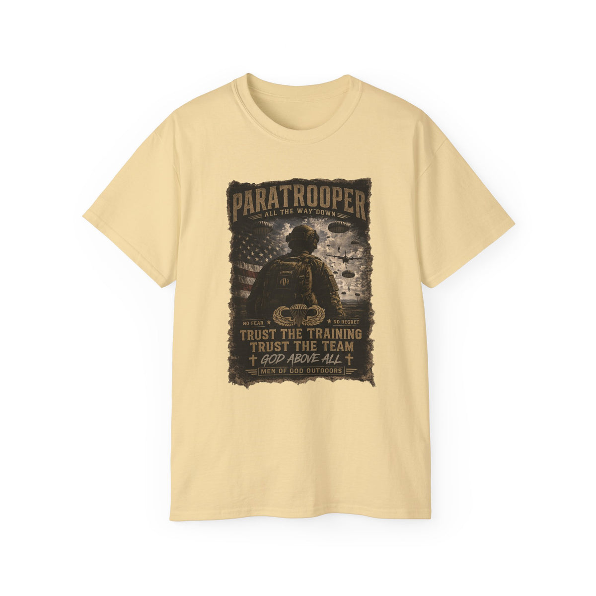 Paratrooper — God Above All T-Shirt