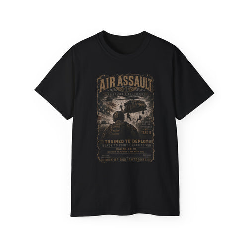 Air Assault – Trained to Deploy, Born to Win T-Shirt