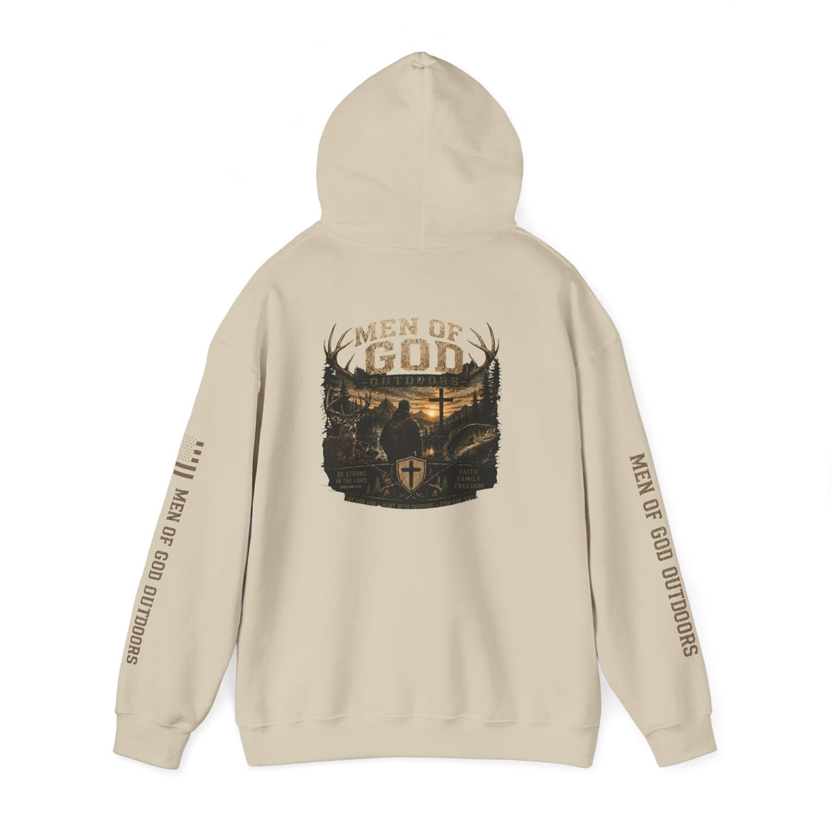 Men Of God Outdoors Hoodie