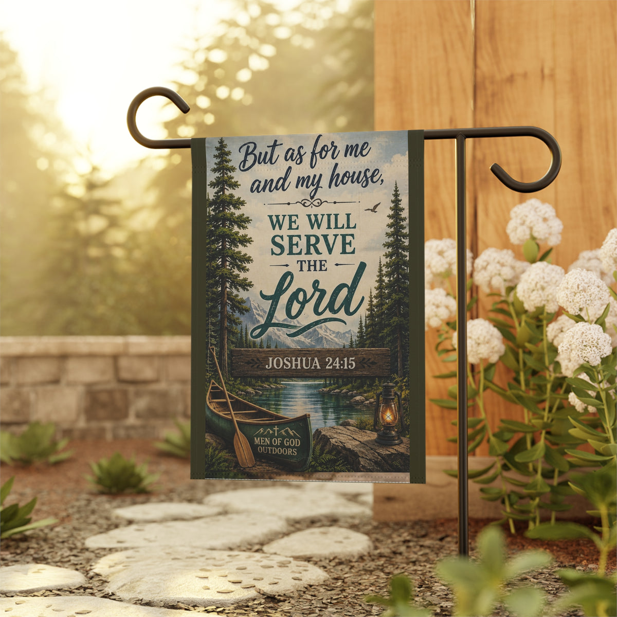 Joshua 24:15 Garden & House Banner