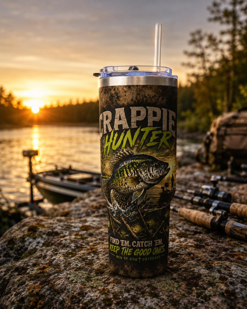 Crappie Hunter Tumbler, 40oz