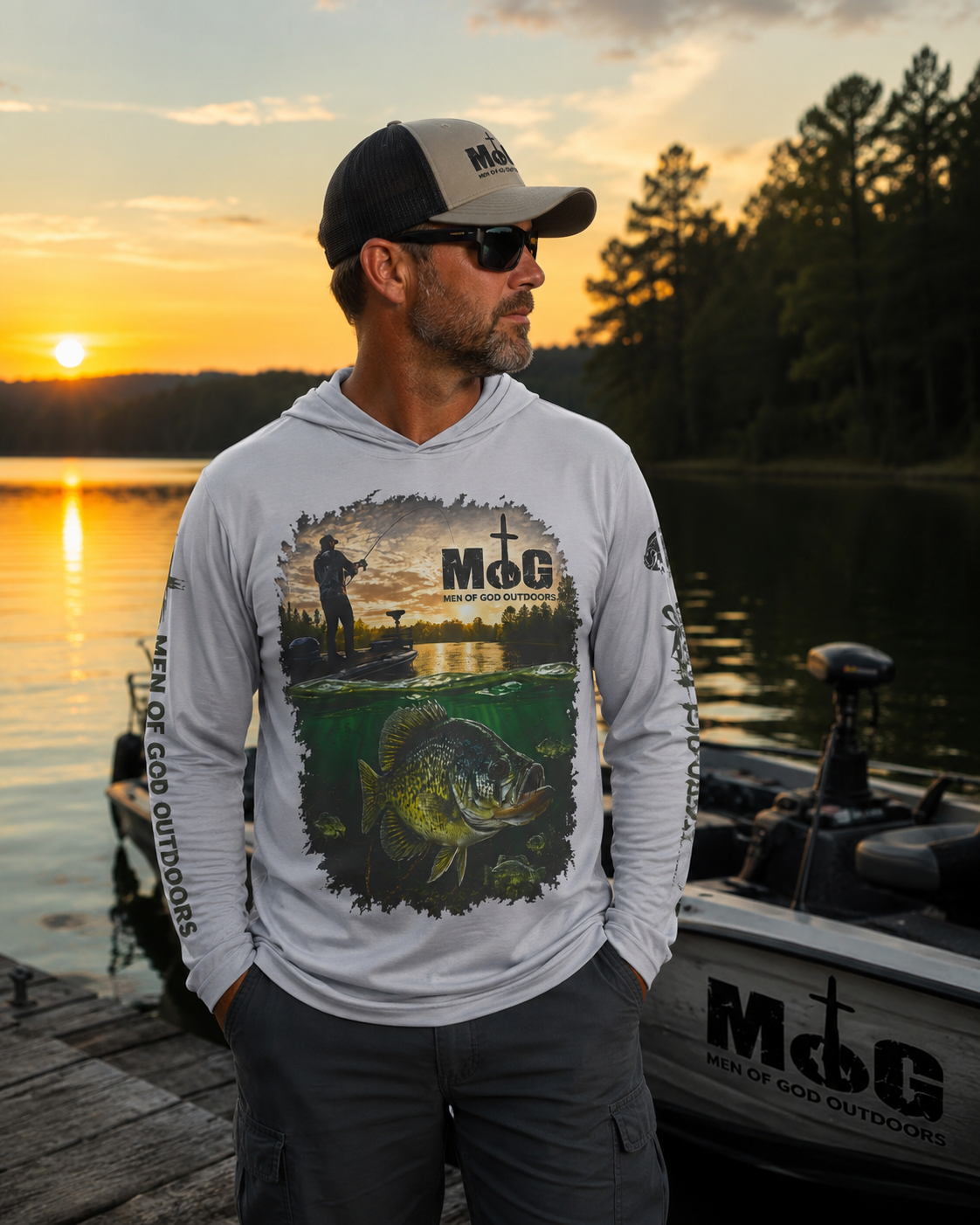 Crappie Hunter Fishing Shirt