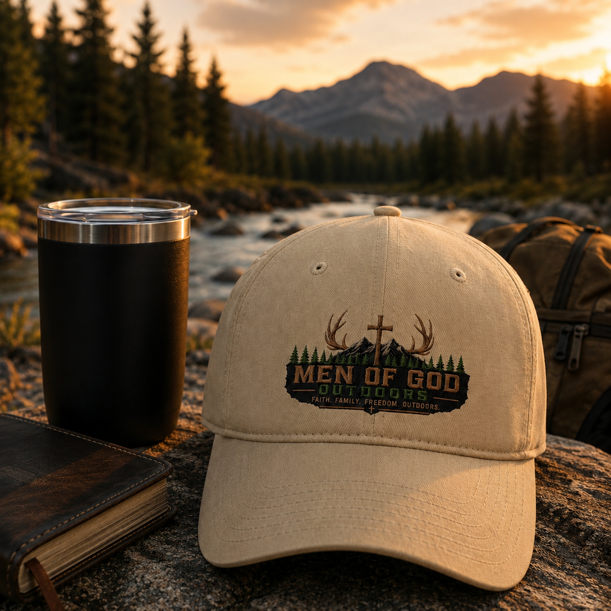 Men of God Outdoors Low Profile Baseball Cap