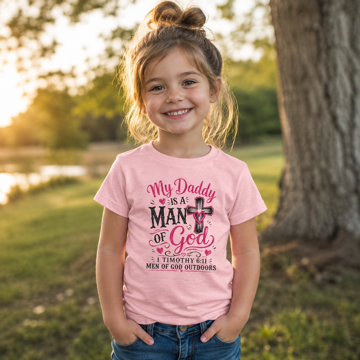 My Daddy Is a Man of God – Youth T-Shirt
