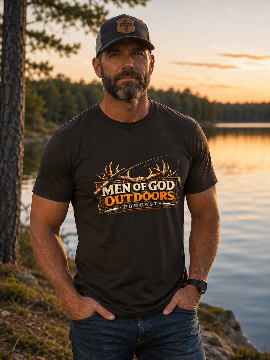 Men Of God Outdoors Short Sleeve Tee