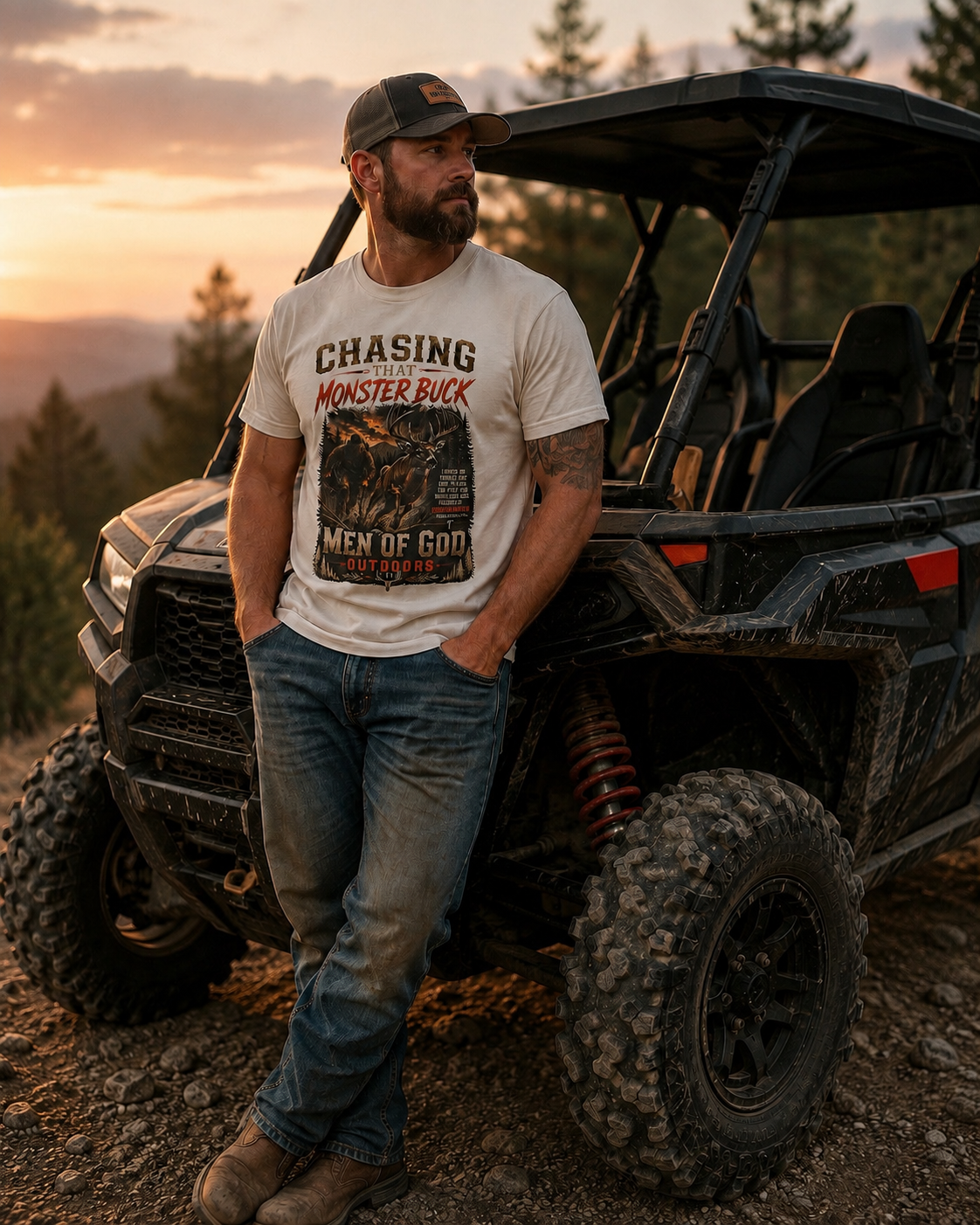 Chasing Monster Buck Tee Shirt