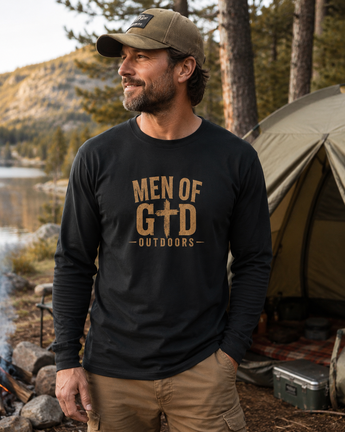 Men of God Outdoors Long Sleeve Shirt
