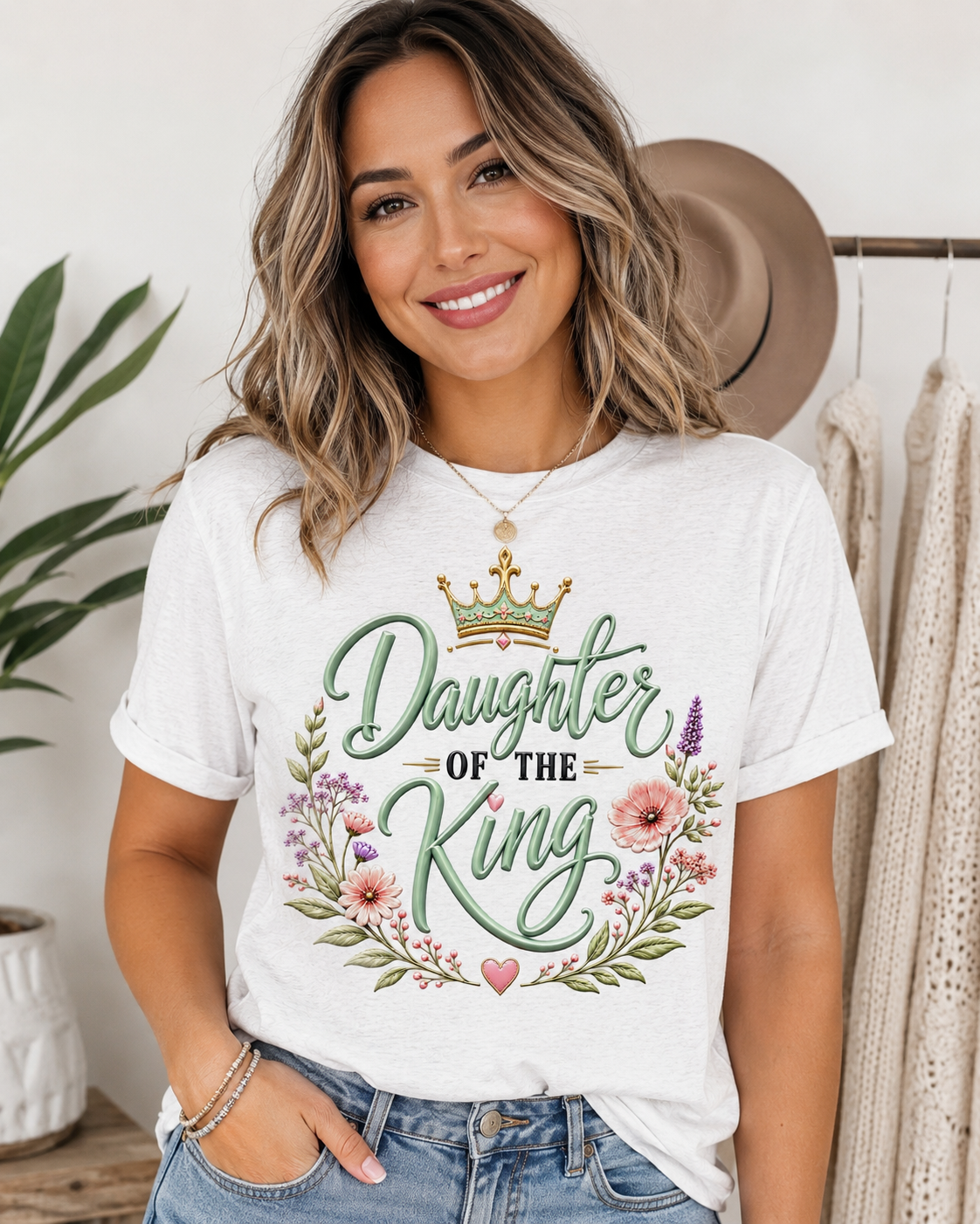 Daughter of the King T-Shirt Crown