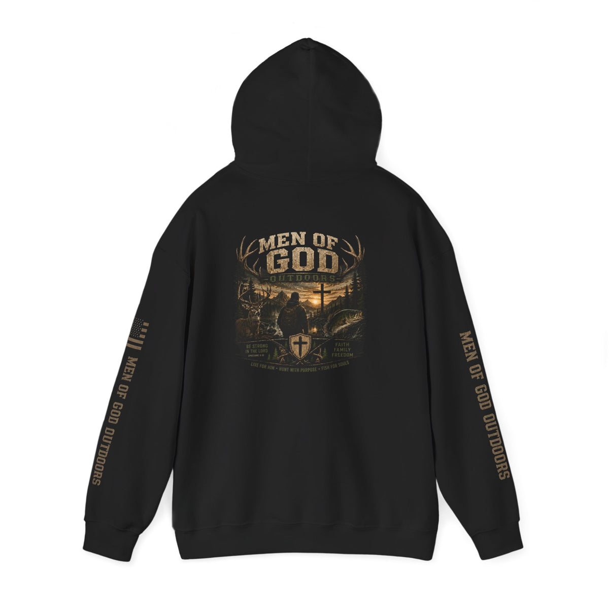 Men Of God Outdoors Hoodie