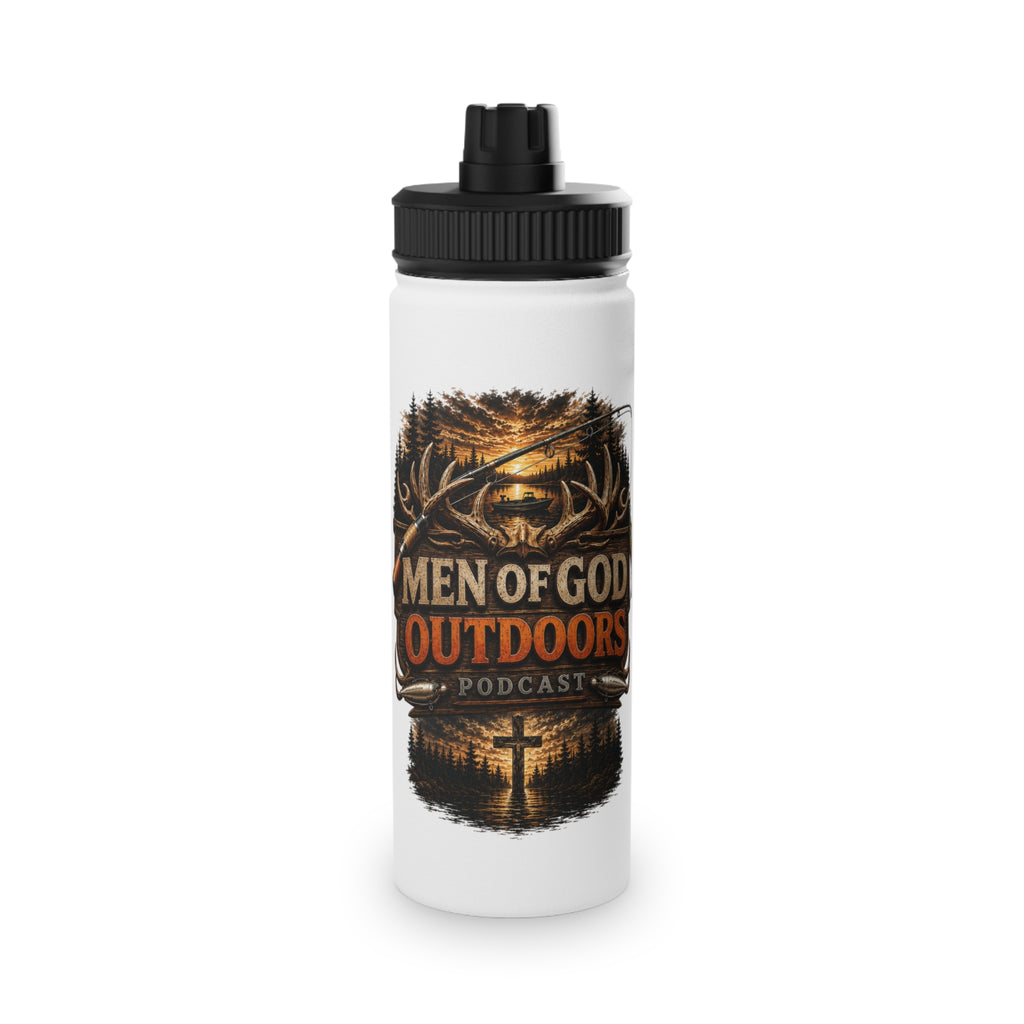 Stainless Steel Water Bottle, Sports Lid 12oz 18oz 32oz