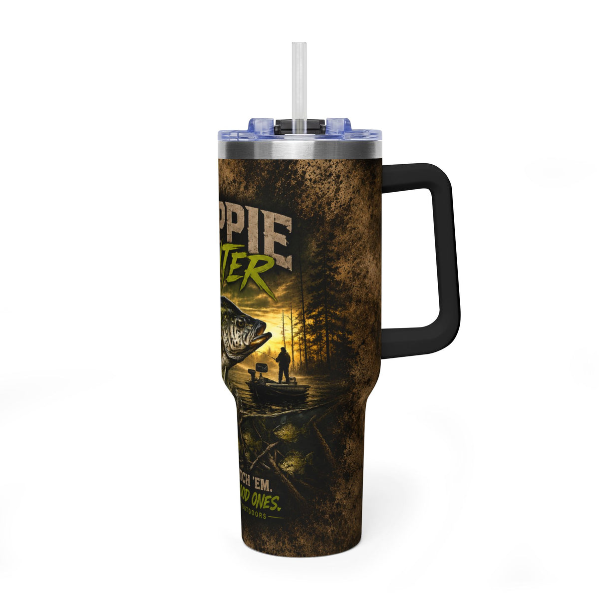 Crappie Hunter Tumbler, 40oz