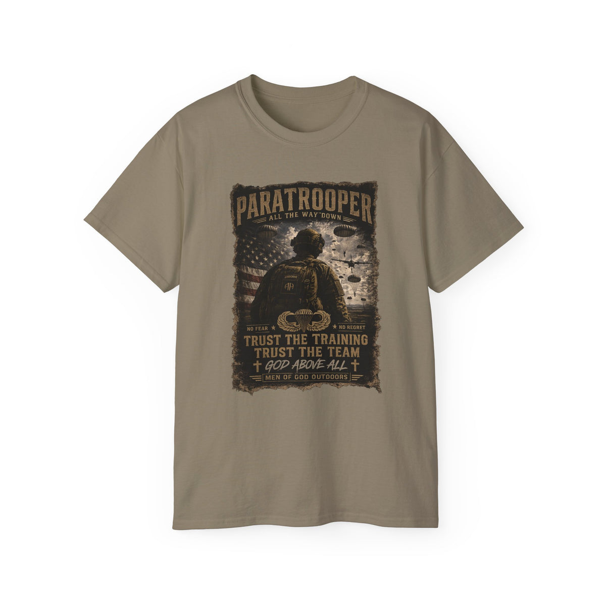 Paratrooper — God Above All T-Shirt