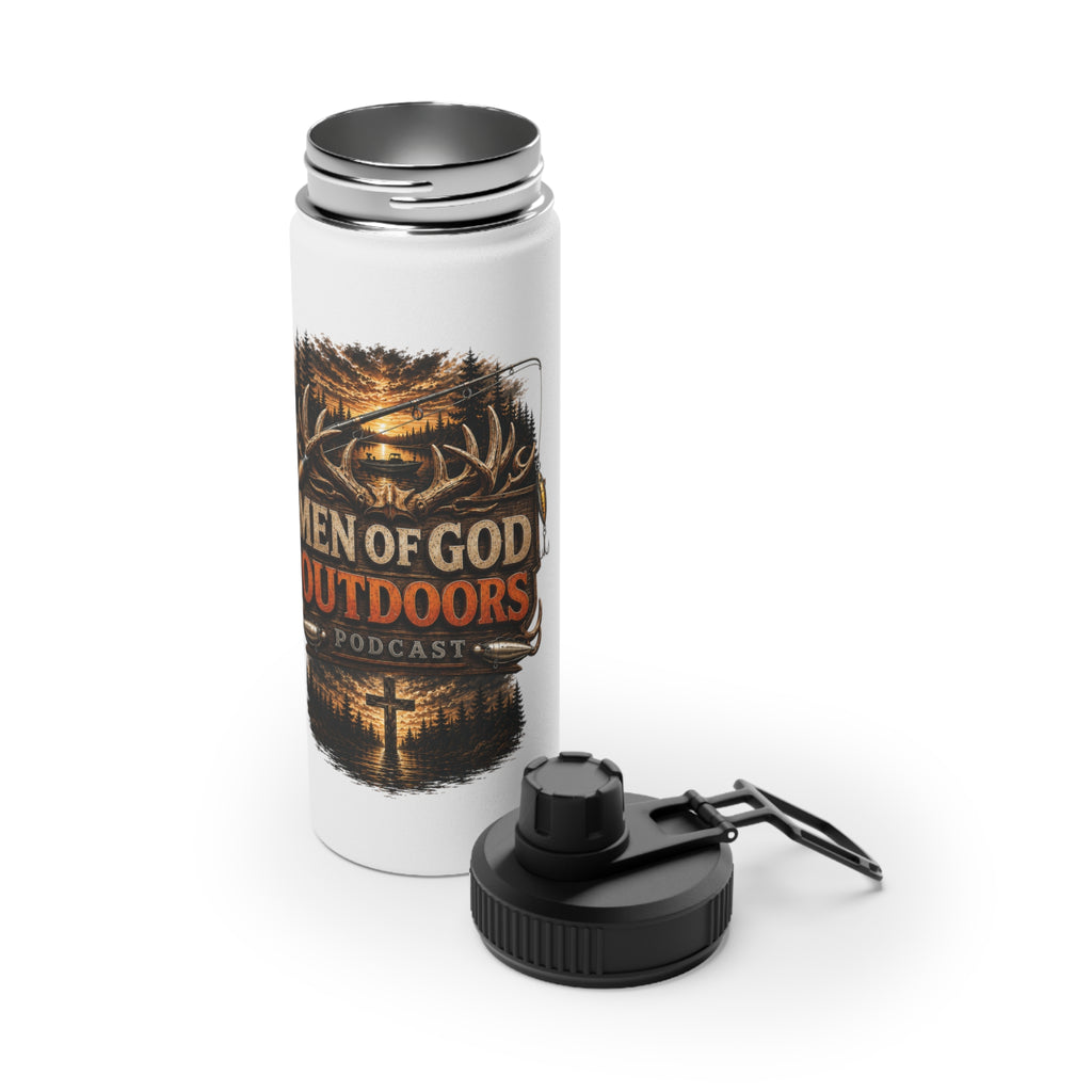 Stainless Steel Water Bottle, Sports Lid 12oz 18oz 32oz