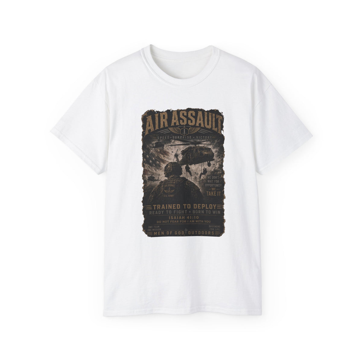Air Assault – Trained to Deploy, Born to Win T-Shirt