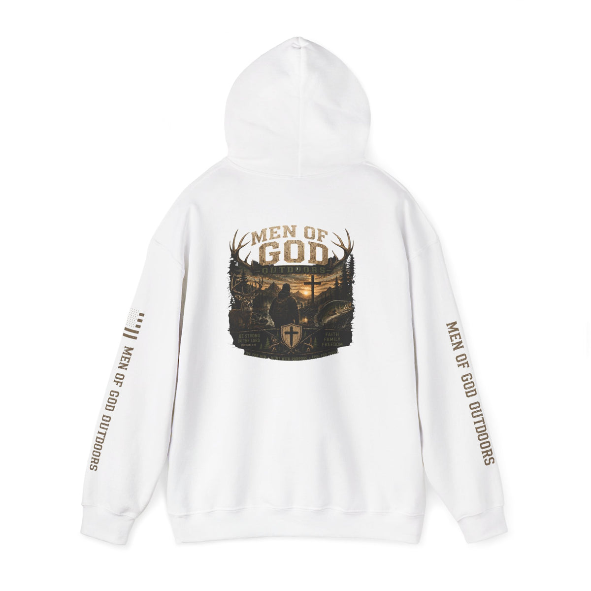 Men Of God Outdoors Hoodie