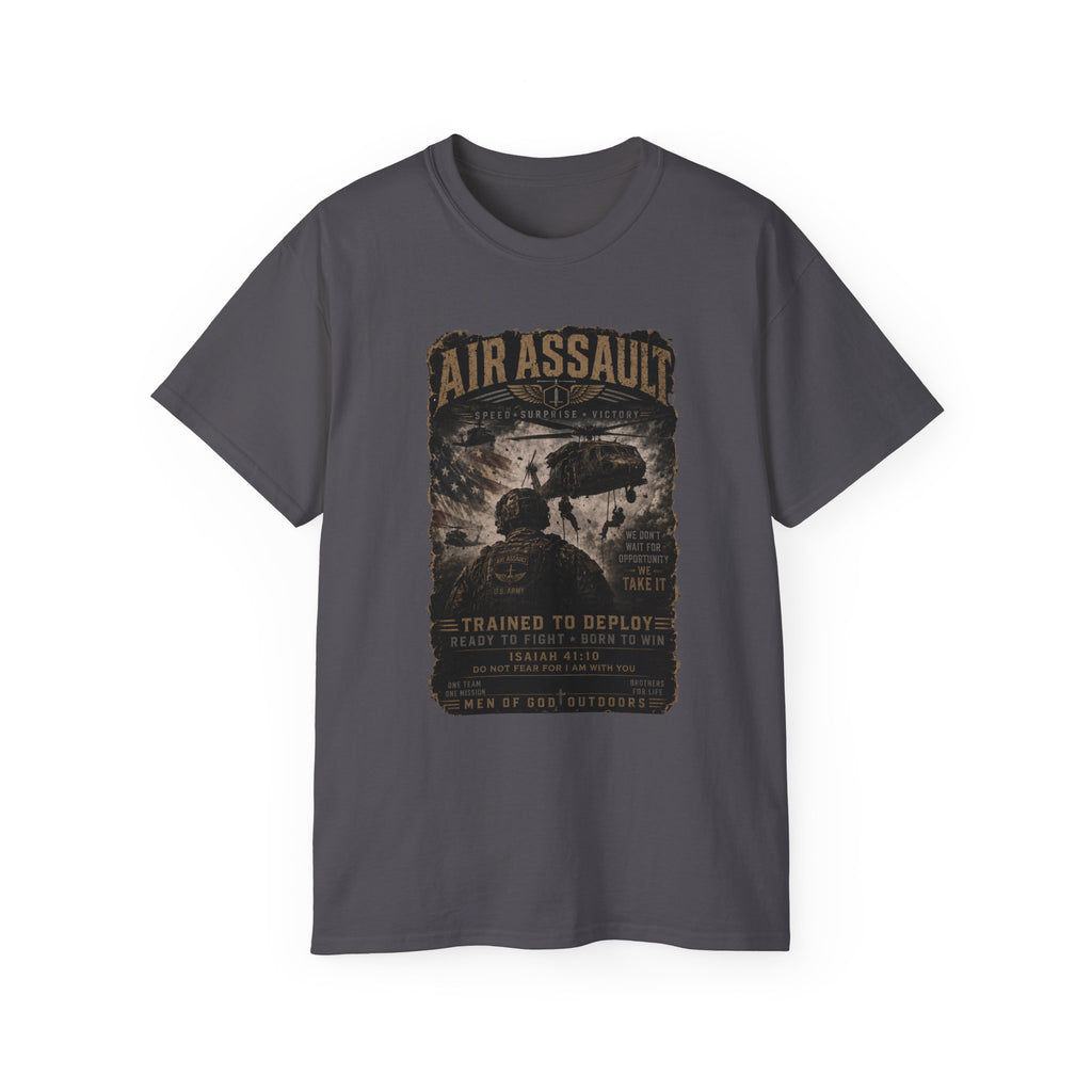 Air Assault – Trained to Deploy, Born to Win T-Shirt