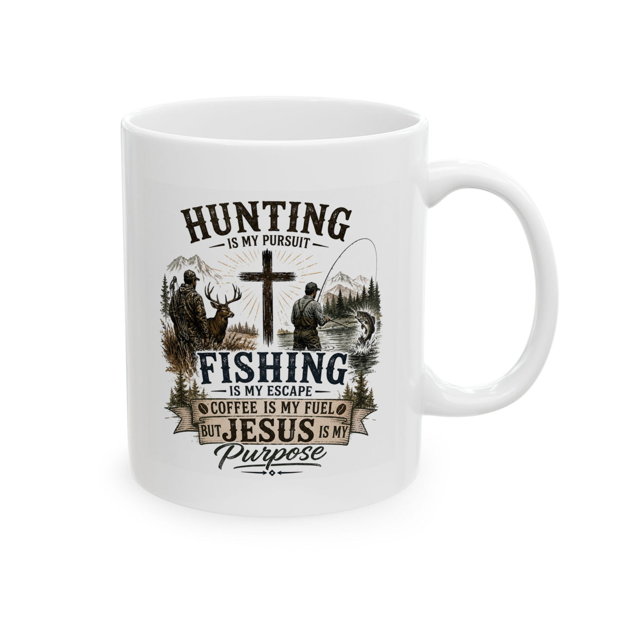 Jesus Is My Purpose Coffee Mug, (11oz, 15oz)