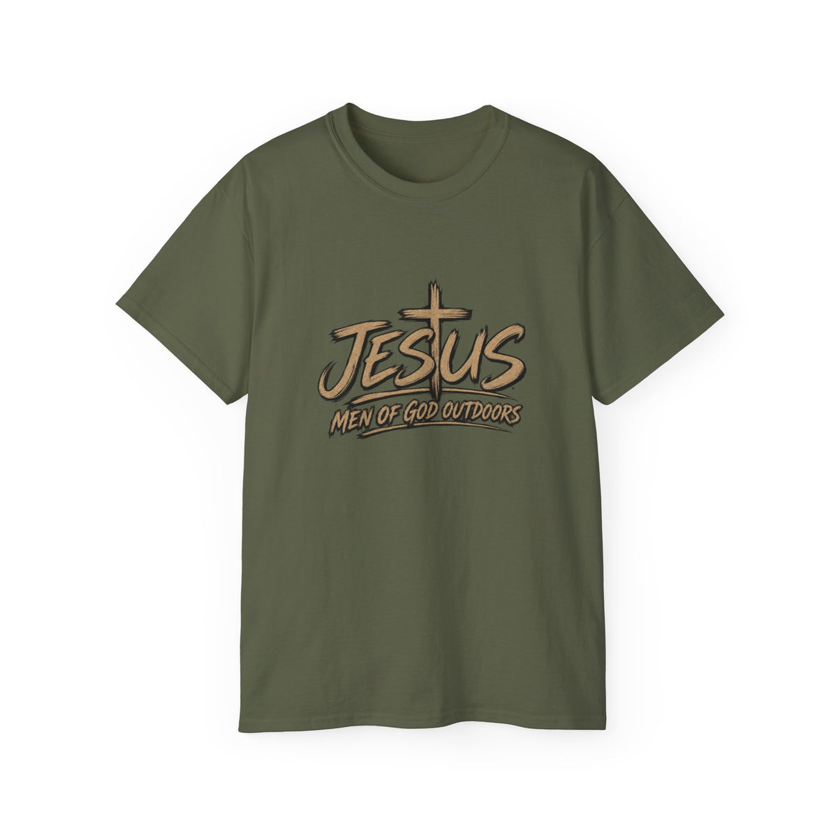 Jesus — Men of God Outdoors T-Shirt