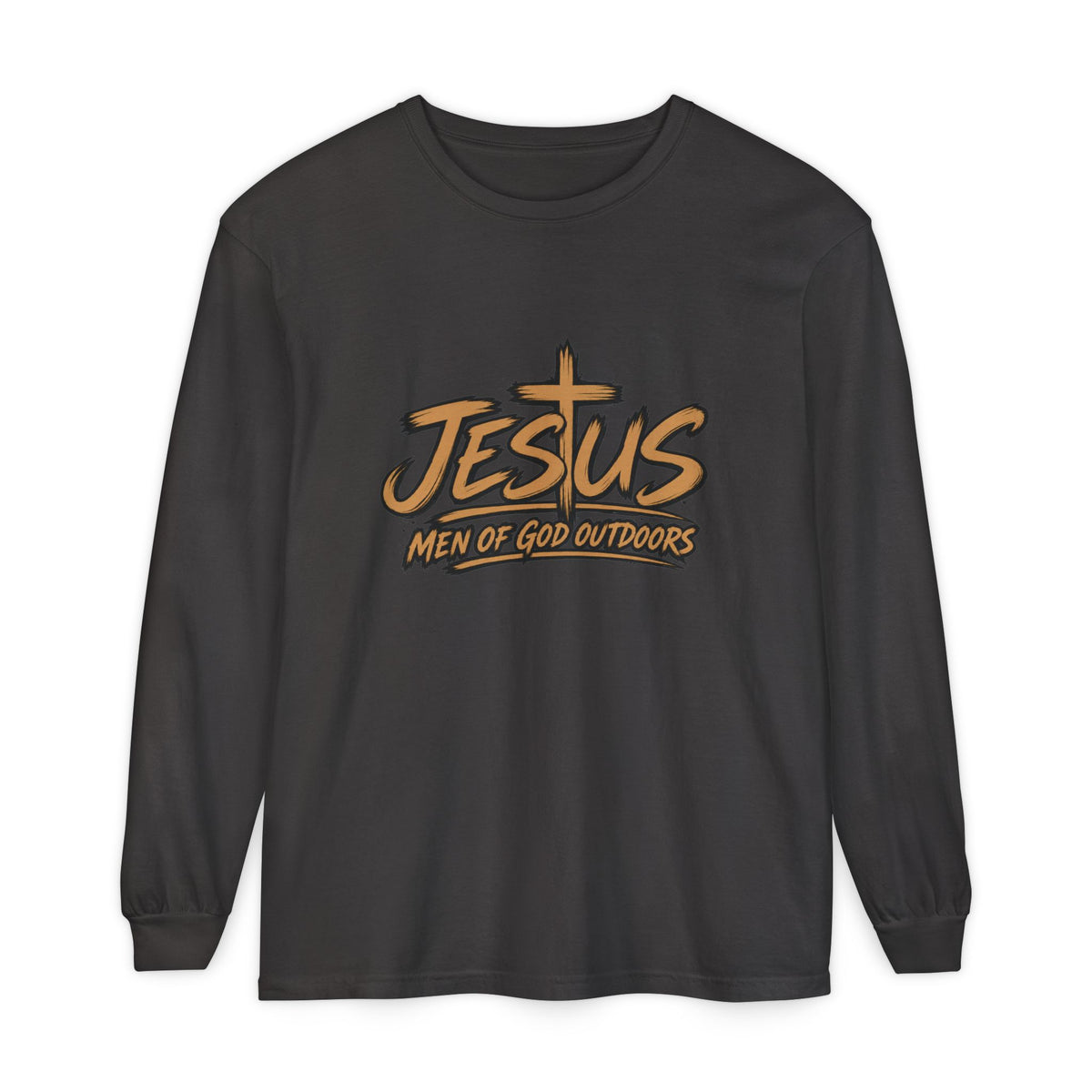 Jesus — Men of God Outdoors Long Sleeve T-Shirt
