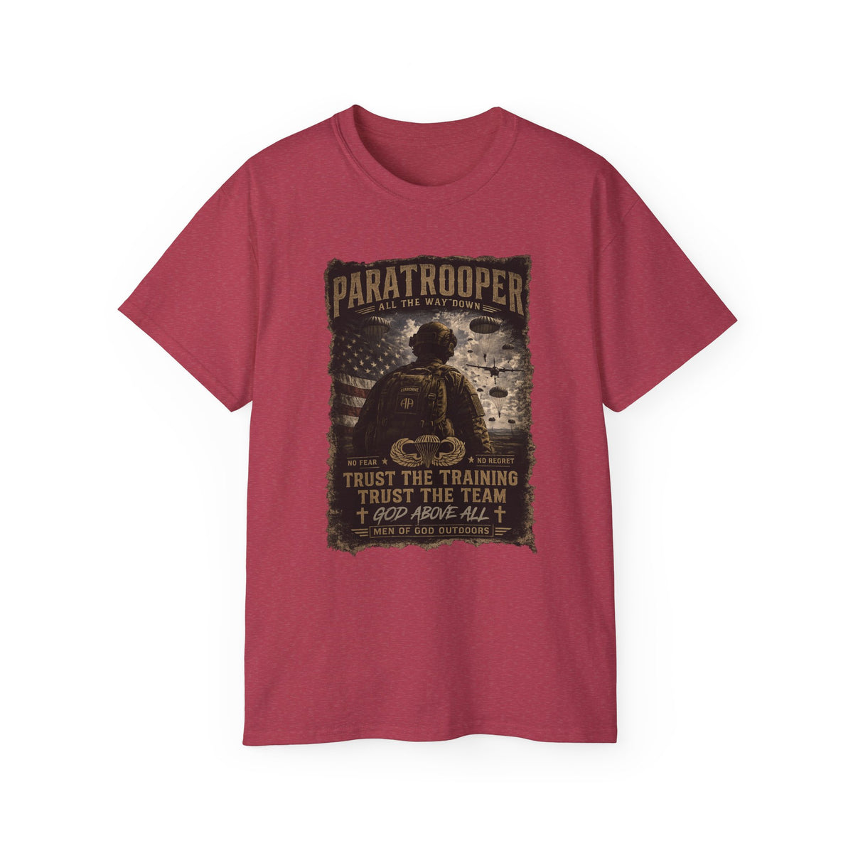 Paratrooper — God Above All T-Shirt
