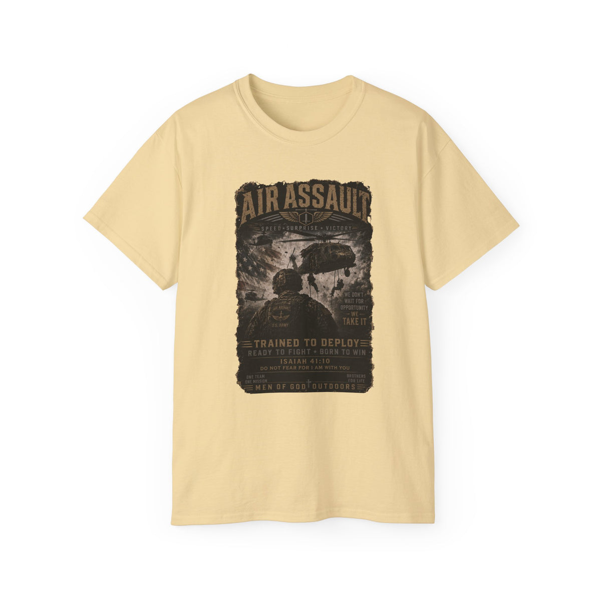 Air Assault – Trained to Deploy, Born to Win T-Shirt