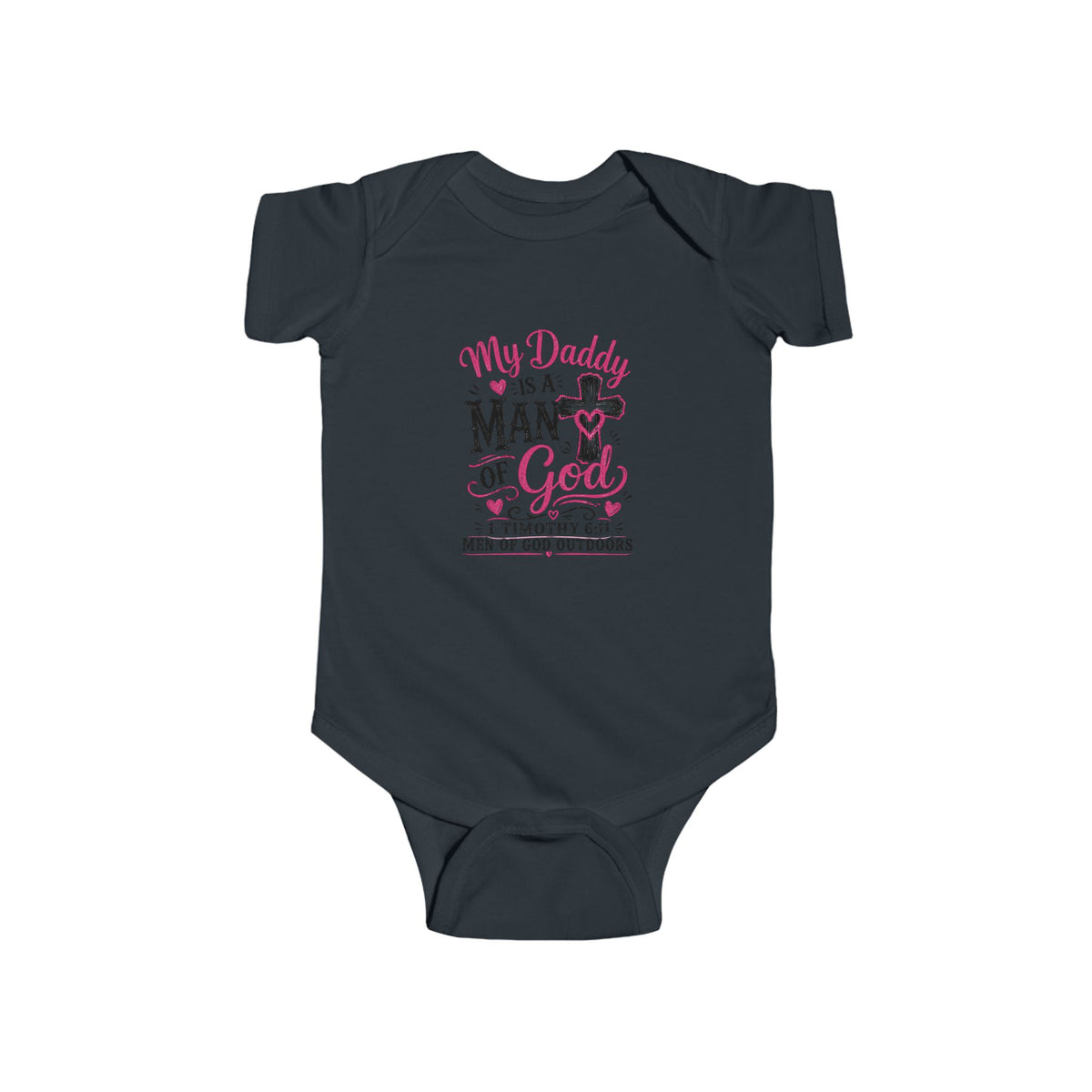 My Daddy Is a Man of God Baby Bodysuit