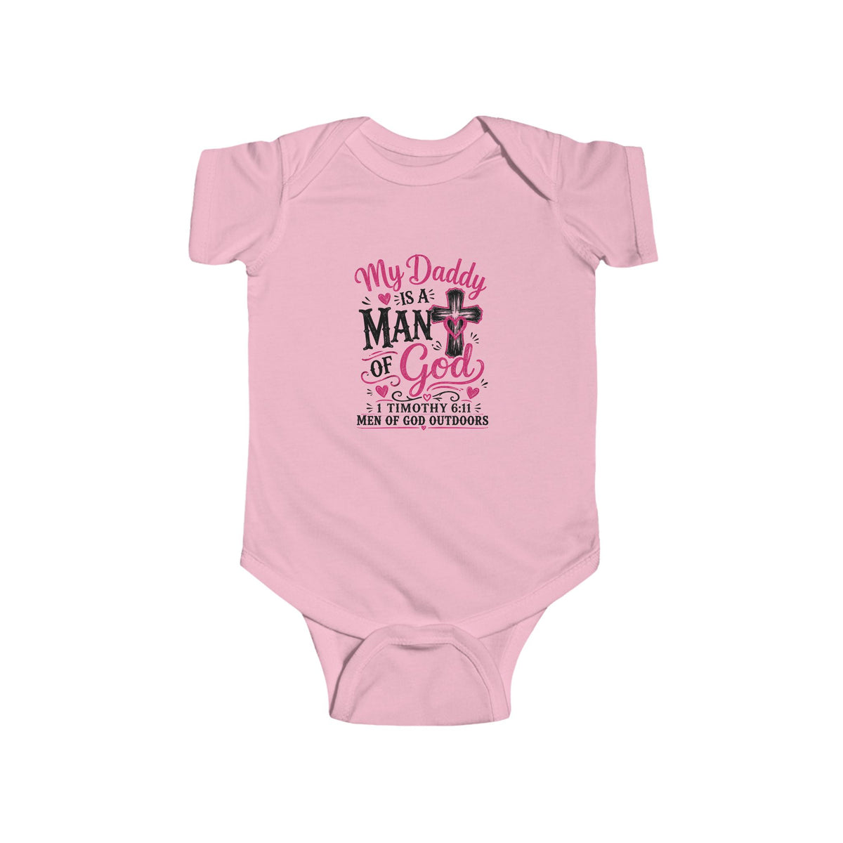 My Daddy Is a Man of God Baby Bodysuit